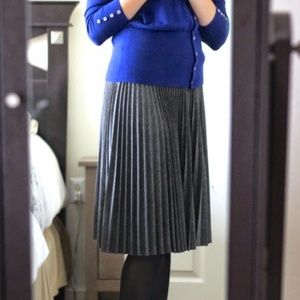 STITCH FIX! gray Charissa Pleated Swing Skirt